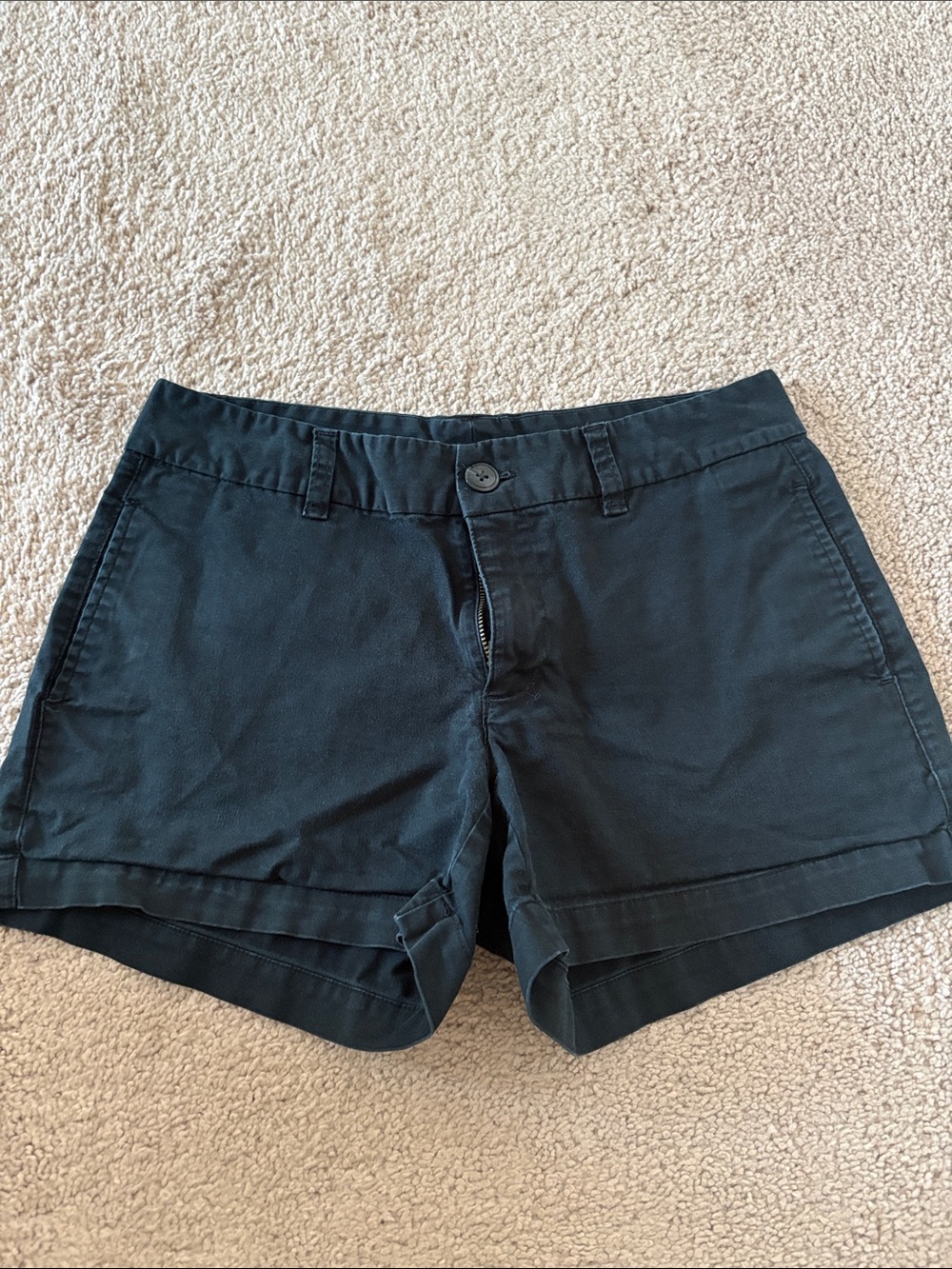 GAP Women's Black Casual Bermuda Shorts